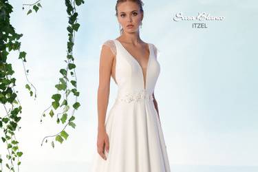 Vestido crepe sirena