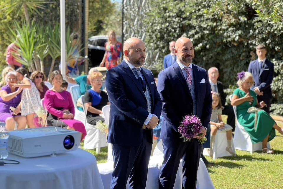 Boda en jardín