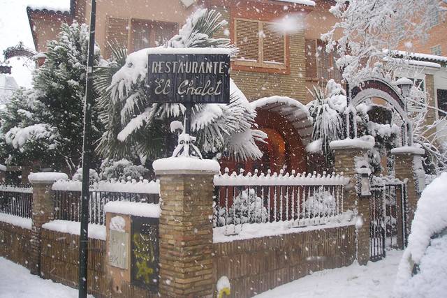 El chalet en invierno