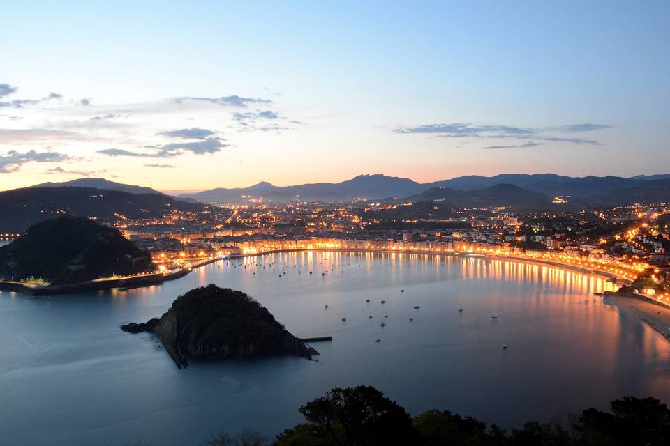 Vistas bahía desde al hotel