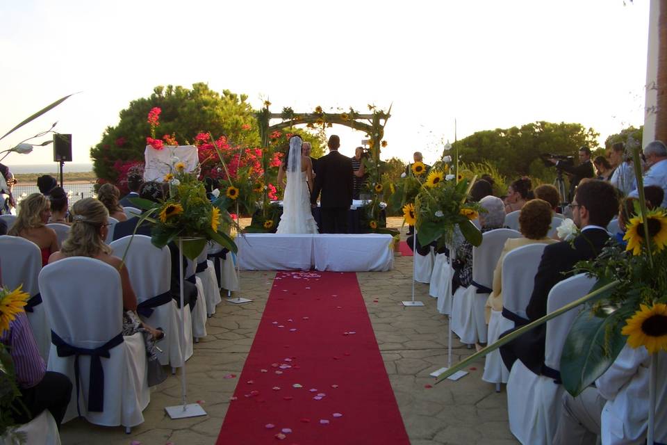 Bodas frente al mar