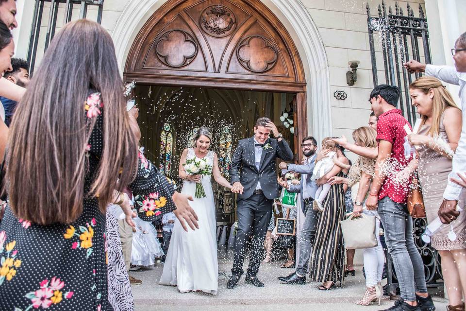 Ceremonia de boda en iglesia