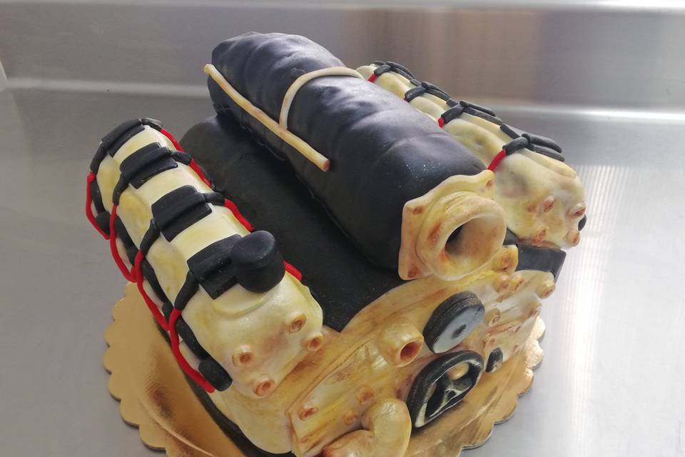 Tarta de motor