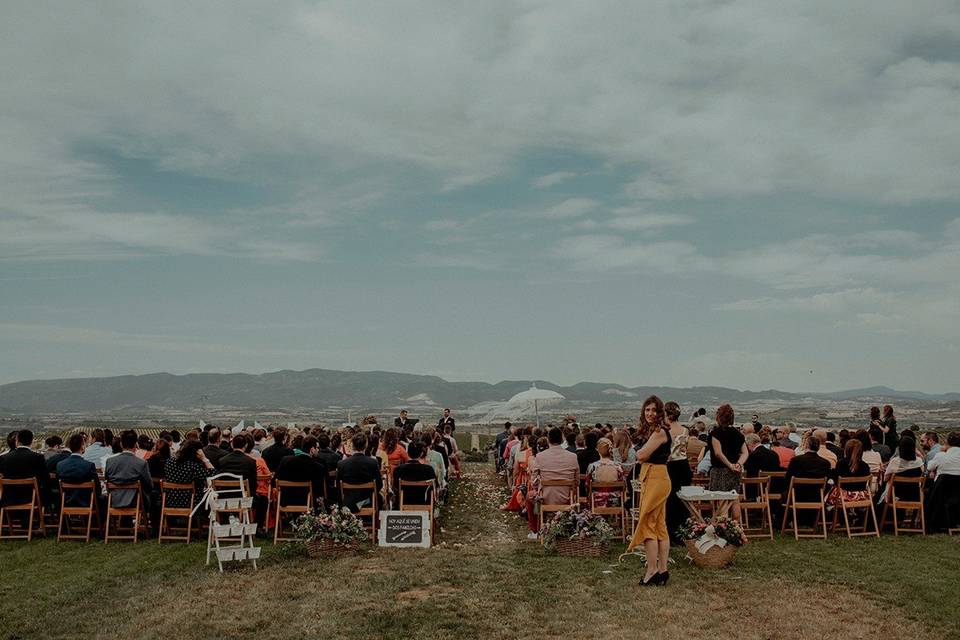 Ceremonia con el pirineo