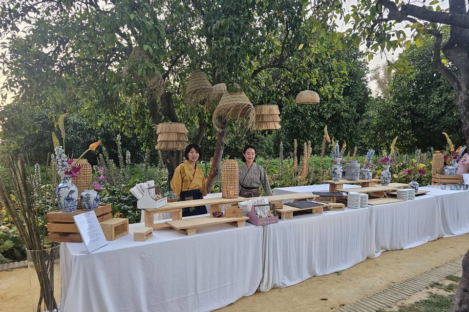 Buffet sushi