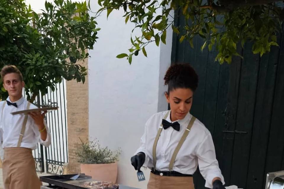 Buffet atun plancha