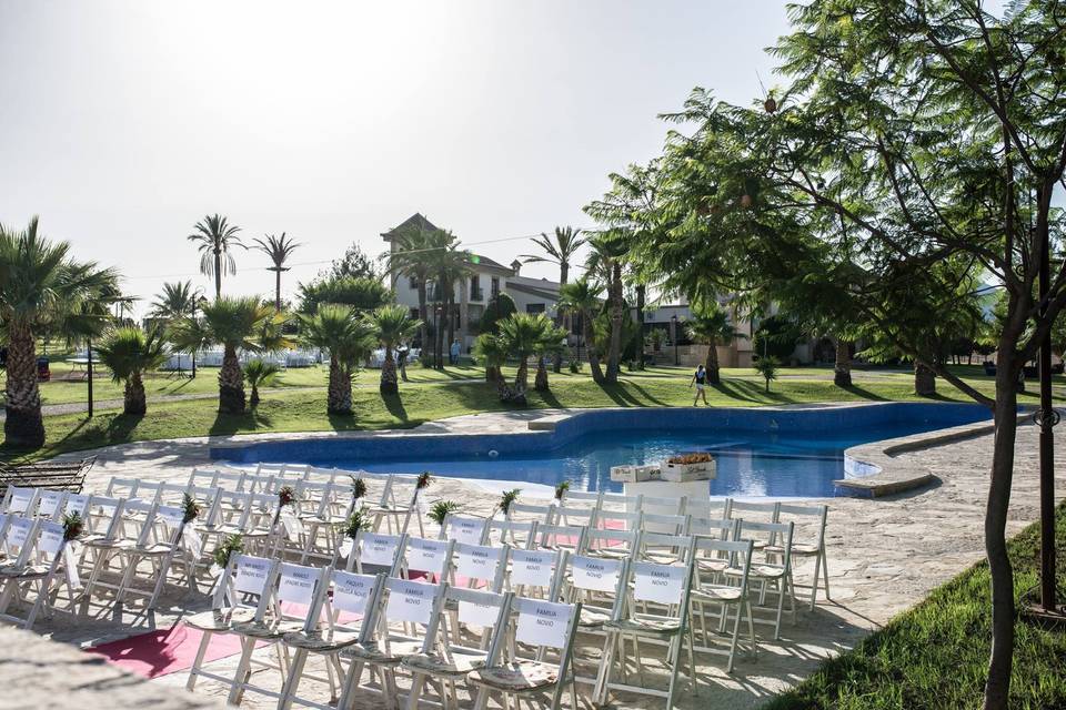 Ceremonias en piscina