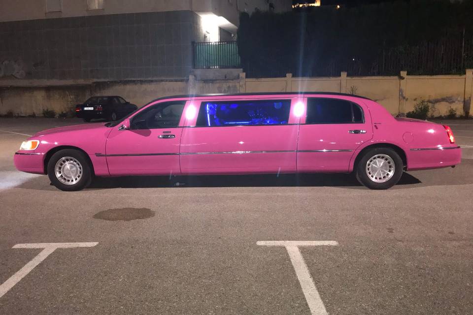 Limousine Linconl Rosa