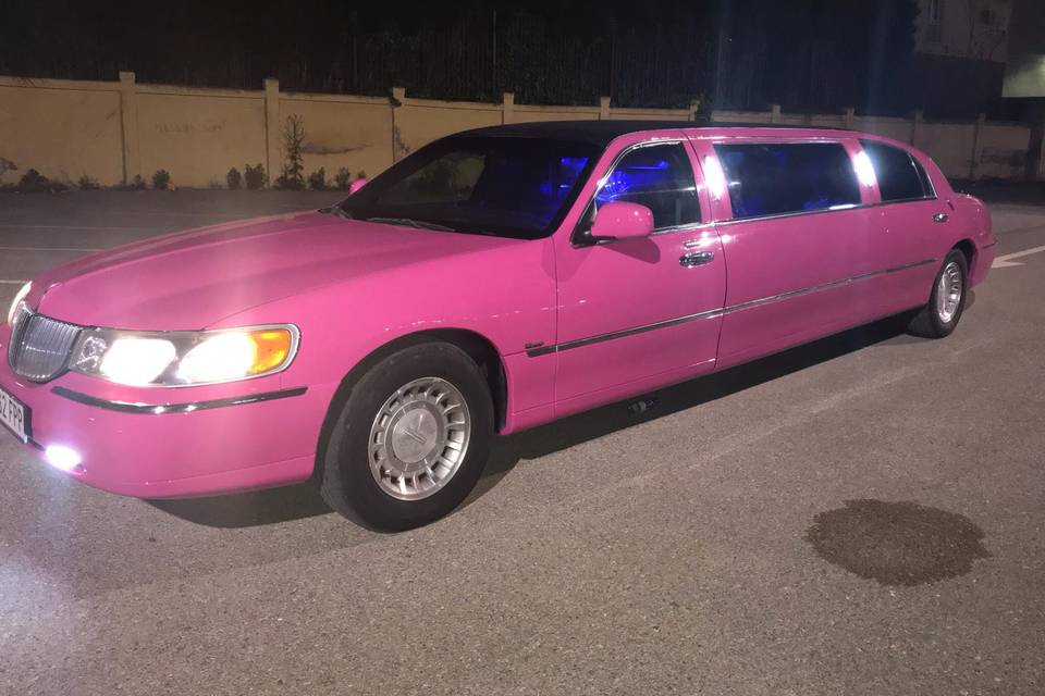 Limousine Linconl Rosa