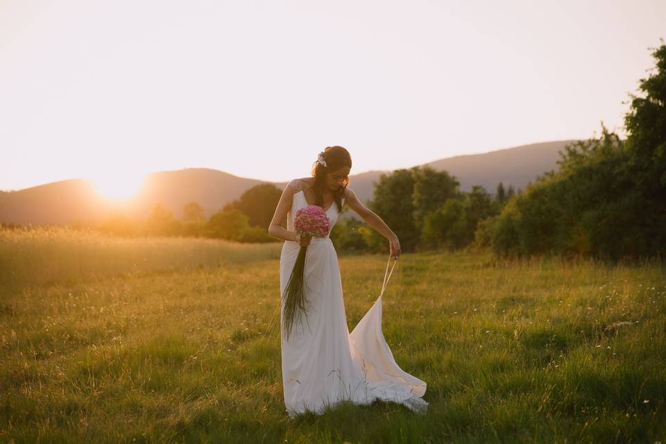 La sesión del día de la boda