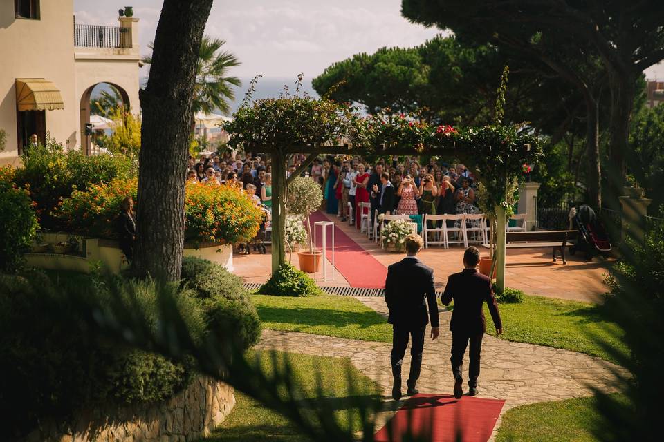 Preparativos de la novia