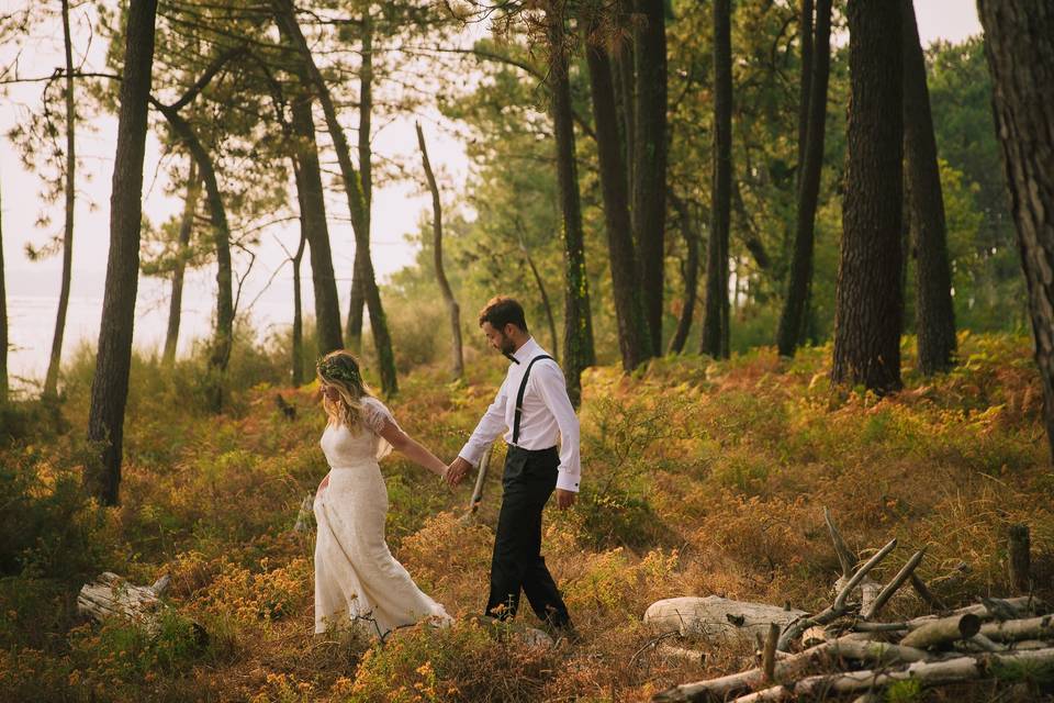 Foto de la sesión postboda