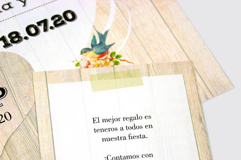 Invitación de boda