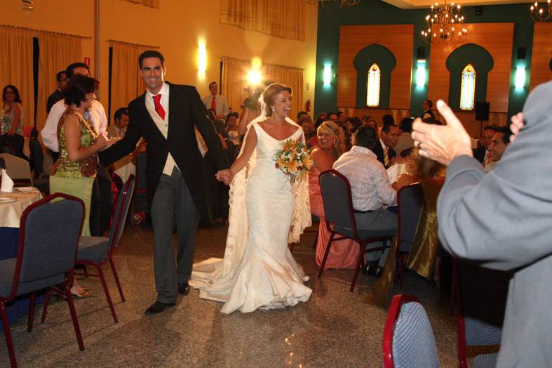 entrando en salon