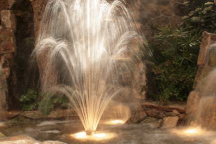 Fuente jardín