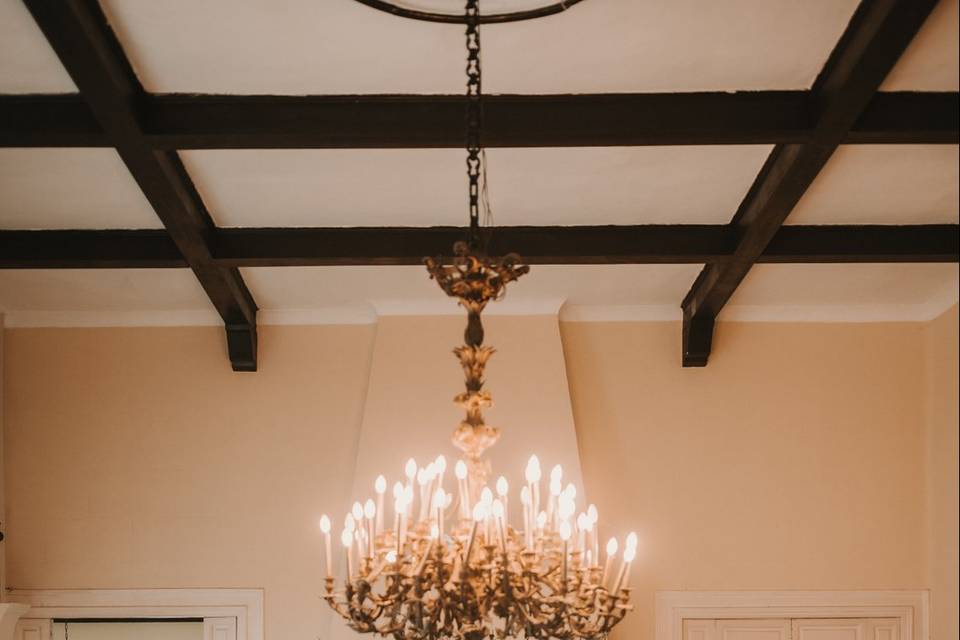 Banquete interior casona