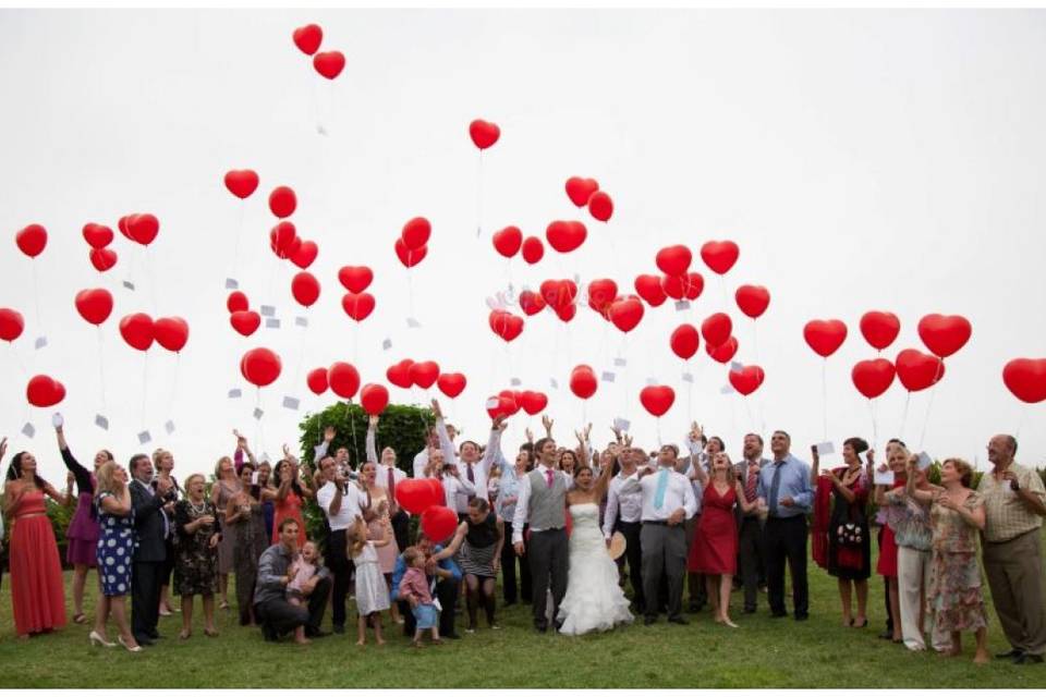 Suelta de globos