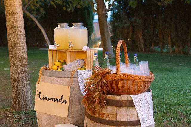 Limonada de bienvenida bosque