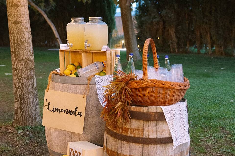 Limonada de bienvenida bosque