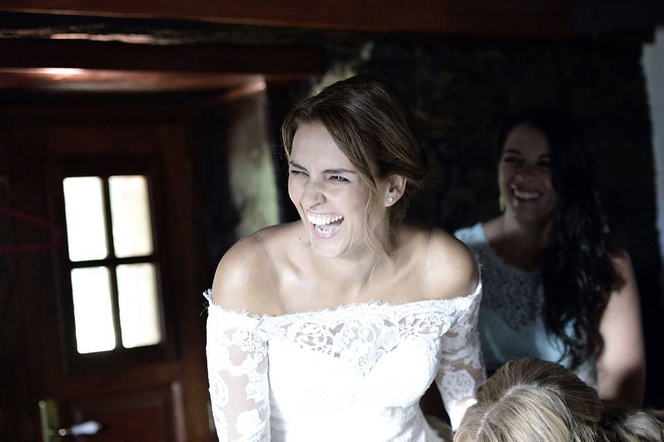 La sonrisa de la novia