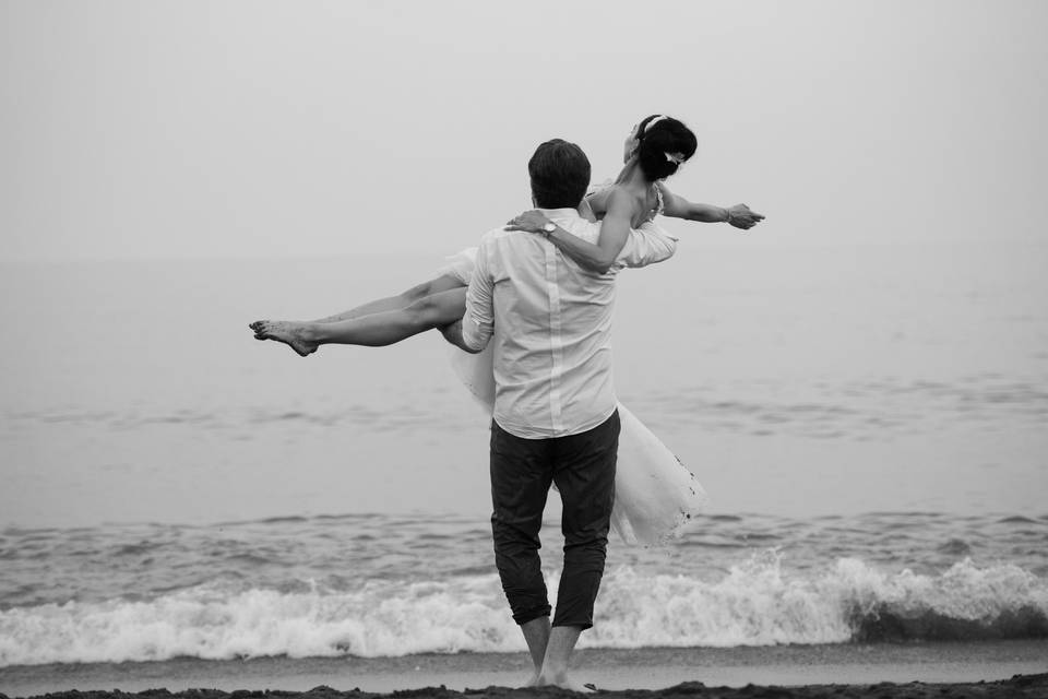 Postboda en la playa