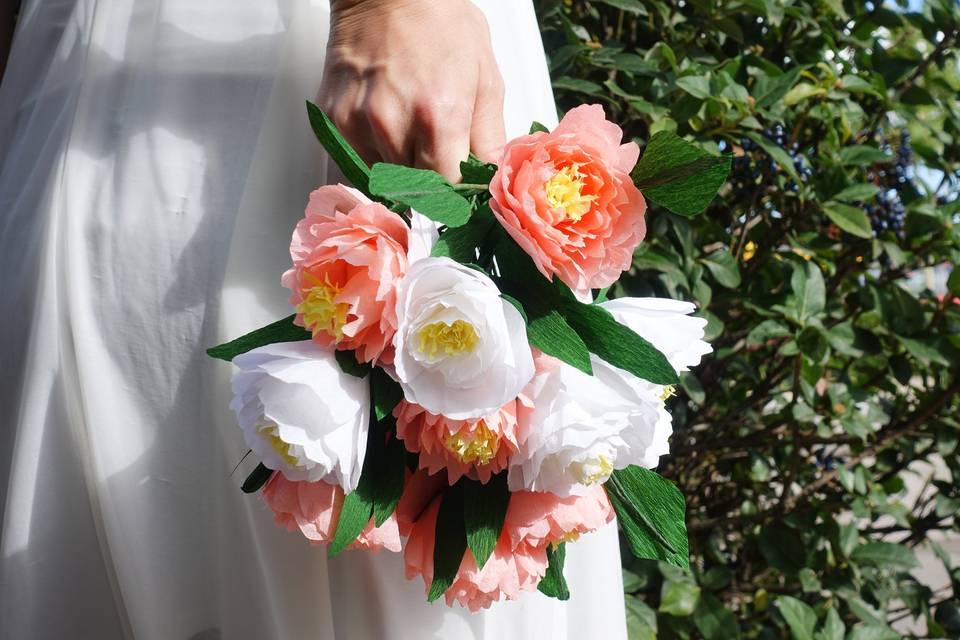 Ramo de Rosas de papel - Bouquetde rosas - manualidades 