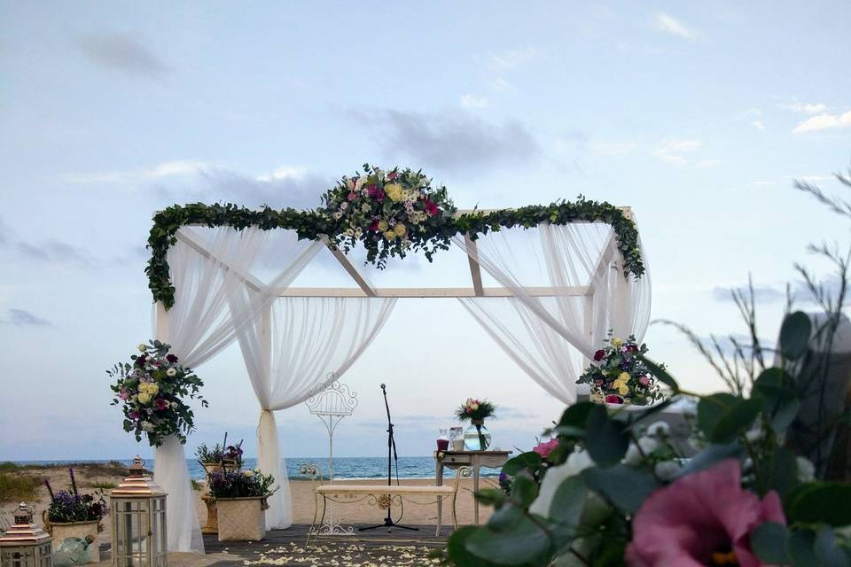 Ceremonia en la playa