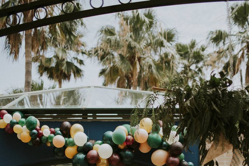 Decoración con globos