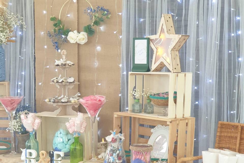 Candy bar rustic