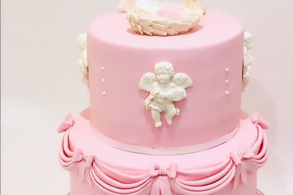 Tarta en rosa