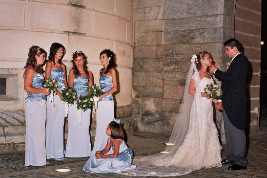 AlmeidA fotógrafo's. Los novios y sus damas