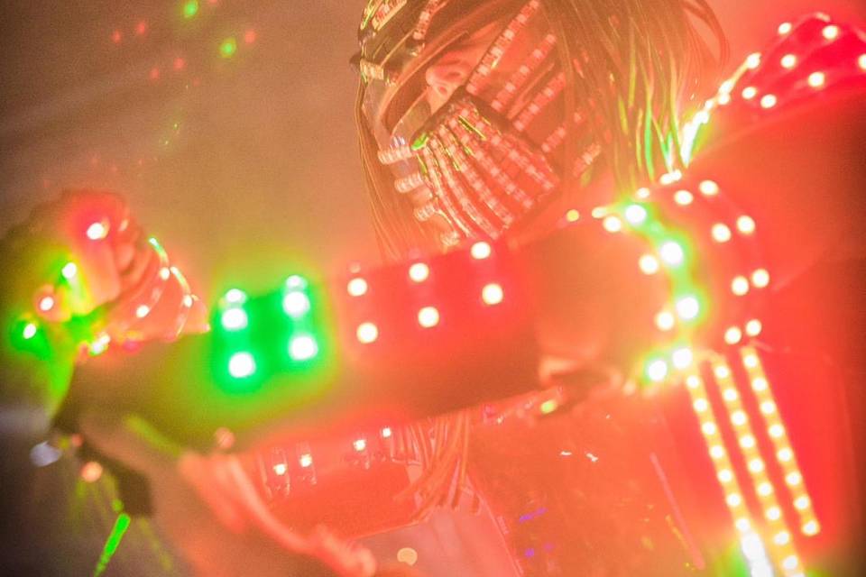 Hora loca y sonido e iluminación