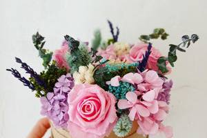 Cesta de flores