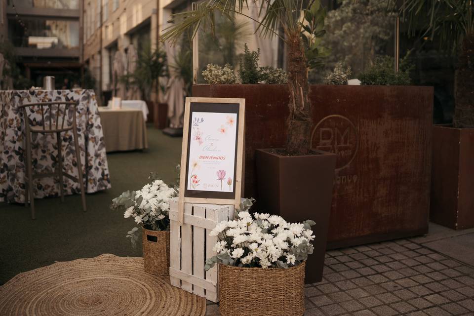 Entrada cokctail jardin