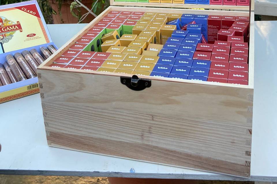 Expositor de madera