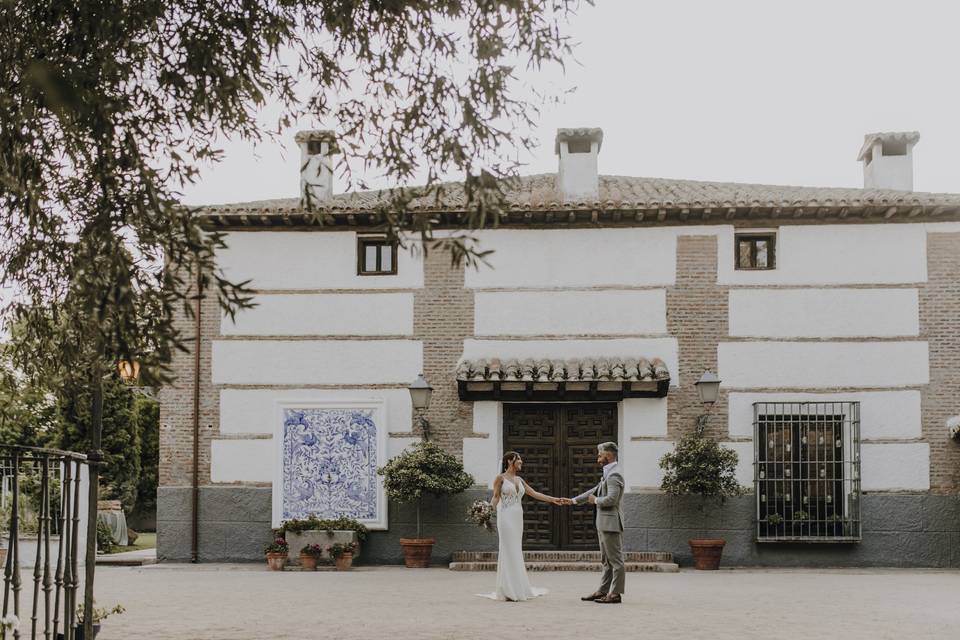 Novios patio