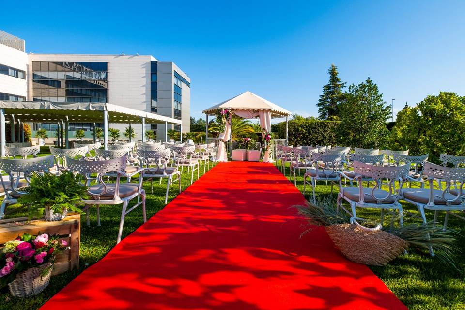 Panorámica de la boda civil