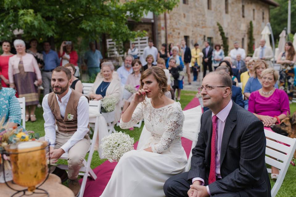 Ceremonia en exterior