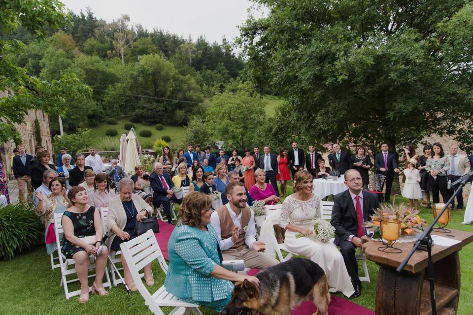 Ceremonia en exterior