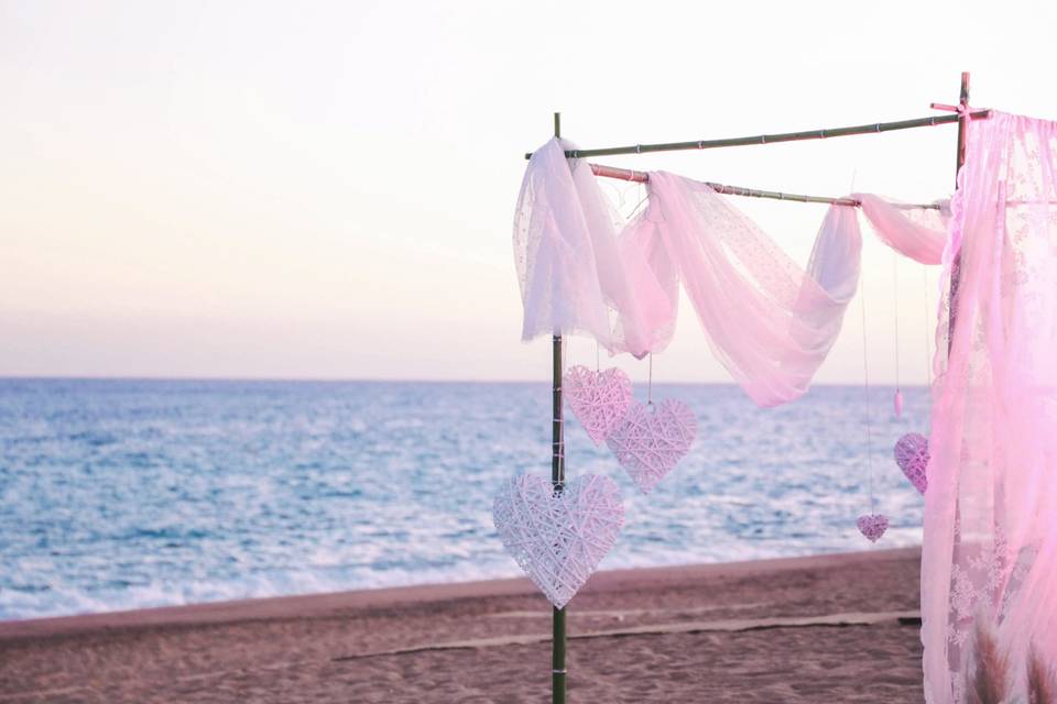 Boda en la playa