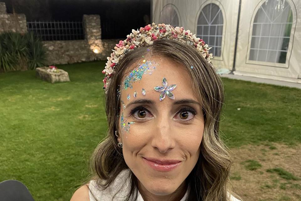 Yasmina Wedding Looks - Glitter bar