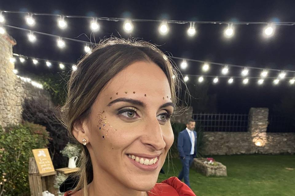 Yasmina Wedding Looks - Glitter bar