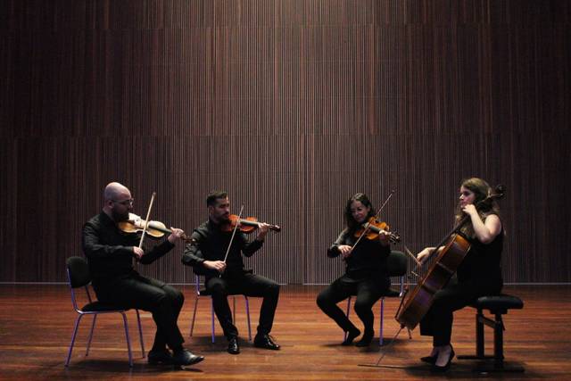 Cuarteto en espacio cerrado