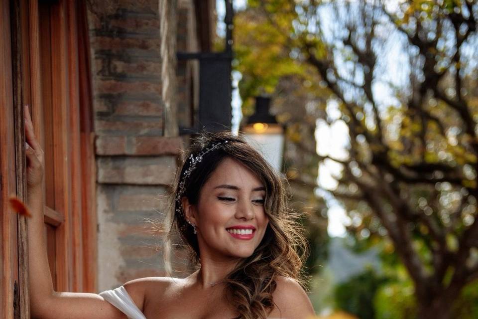 Ramo de novia turquesa