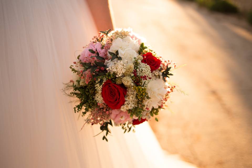 Ramo de novia flores preservadas