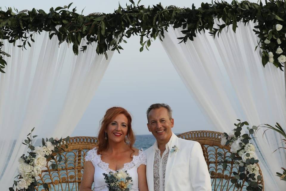 Boda en la playa
