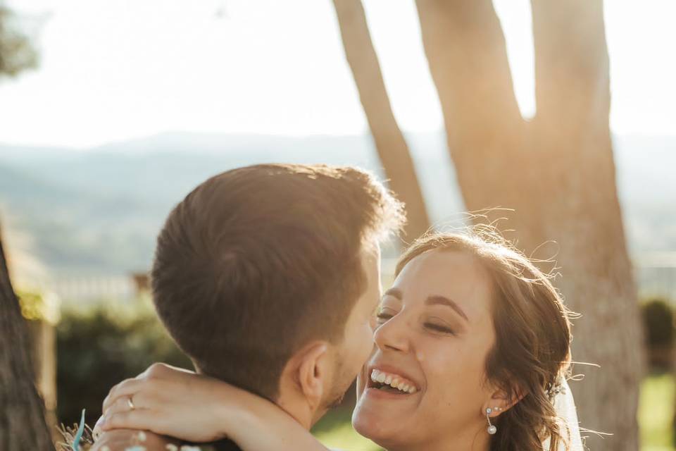 Ramo de novia turquesa