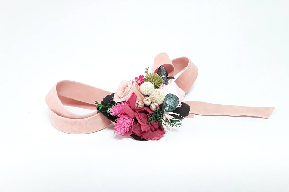 Pulsera flor preservada