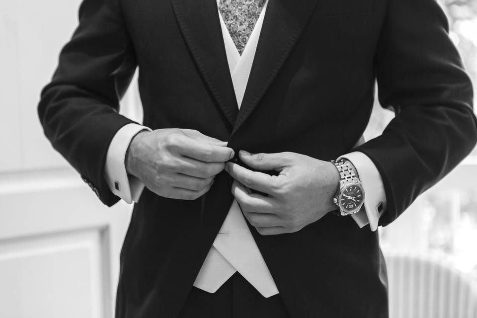 Preparativos del novio