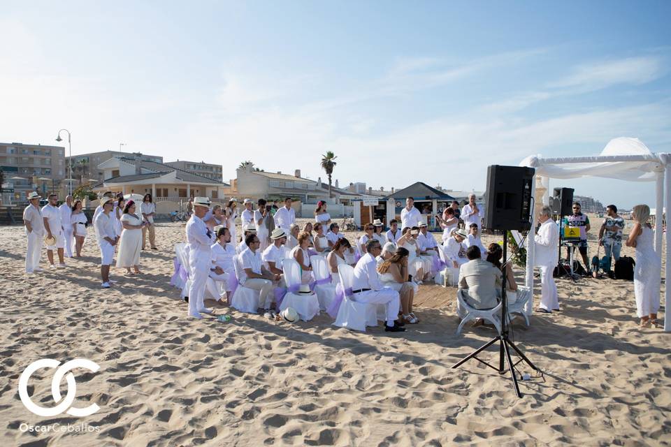 Ceremonia en la playa